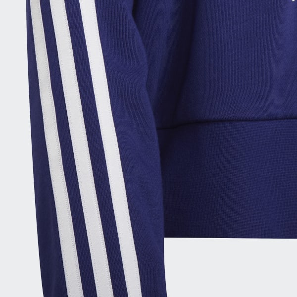 adidas Flower Print Crop Hoodie Blau adidas Deutschland