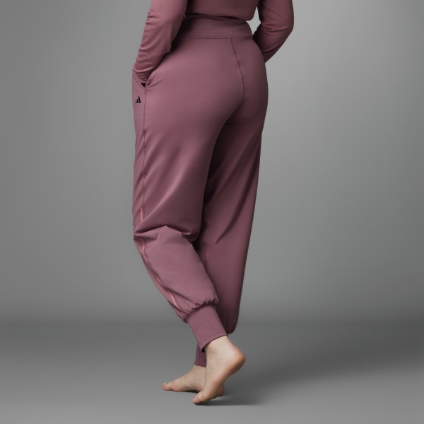 Burgundy Authentic Balance Yoga Pants (Plus Size)