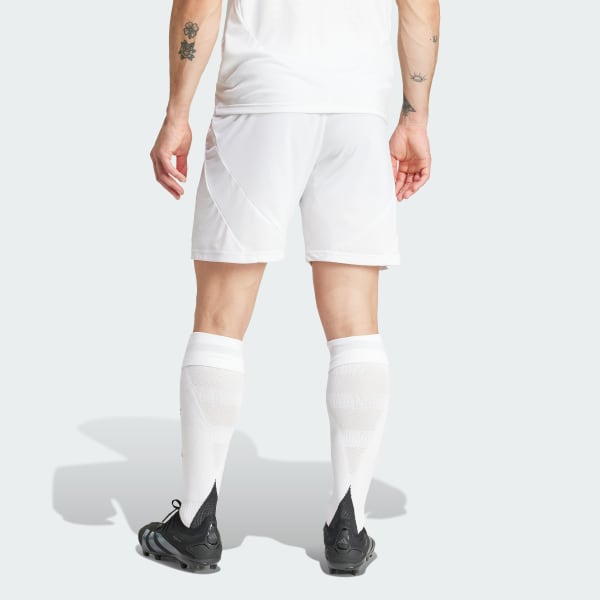 Branco Calções Principais 24/25 do Real Madrid