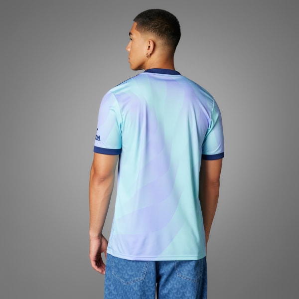 Azul Camisola do Terceiro Equipamento 24/25 do Arsenal