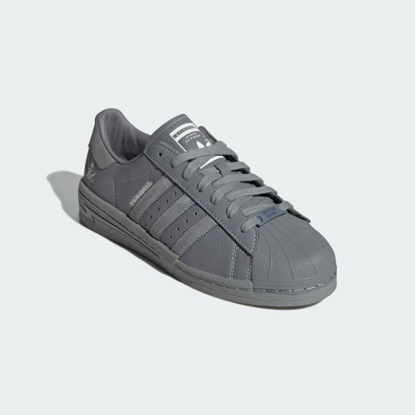 Gray adidas superstar hotsell