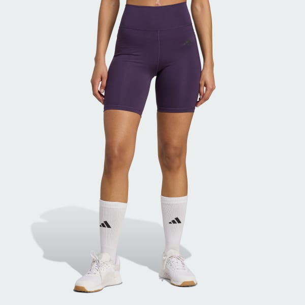 Calzas cortas Optime Essentials Stash Pocket 7 Pulgadas - Morado