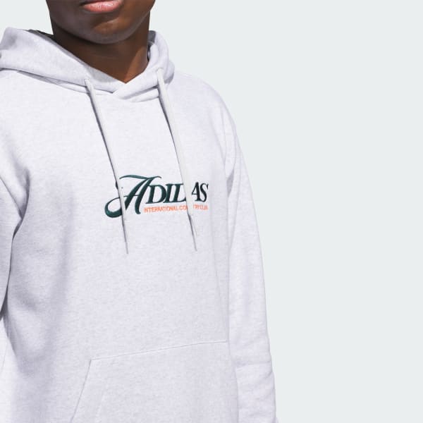 adidas Country Club Graphic Hoodie - Grey | Free Shipping with adiClub