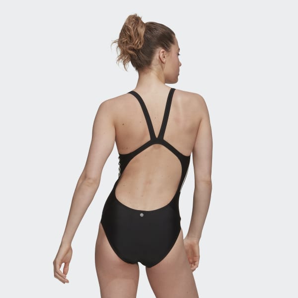Zwart Mid 3-Stripes Badpak MLZ29