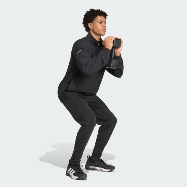 Negro Pack de training Essentials Holiday con cremallera de un cuarto