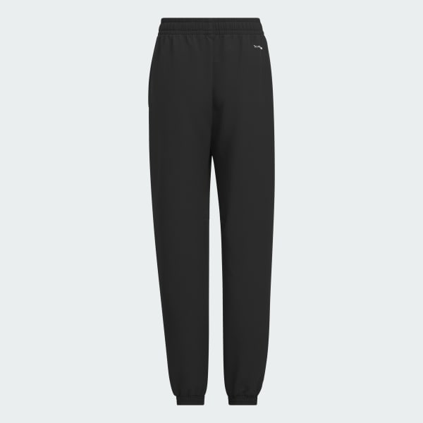 Black 스포츠웨어 우븐 소프트쉘 웜 팬츠 키즈