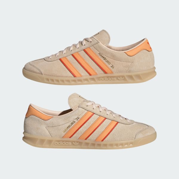 Adidas originals hamburg leather trainer hot sale