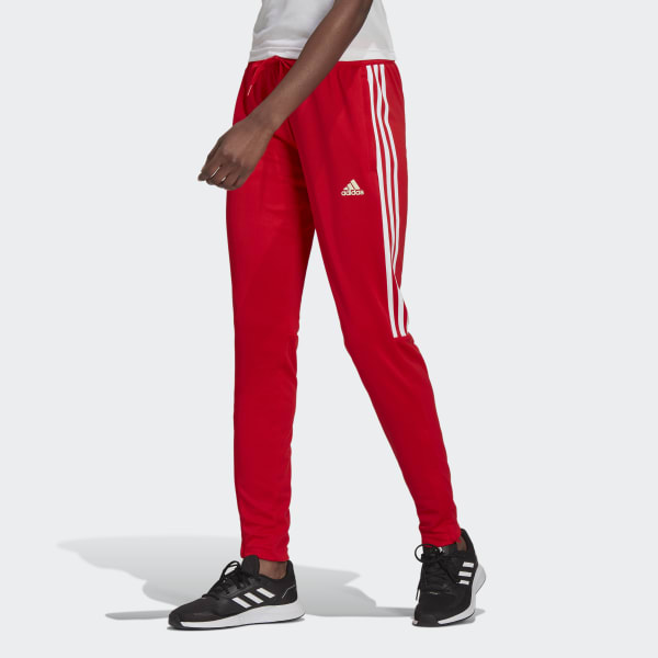 adidas AEROREADY Sereno Cut 3-Stripes Slim Tapered Pants - Red | adidas ...