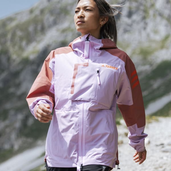 Lila TERREX XPLORIC RAIN.RDY WANDERJACKE