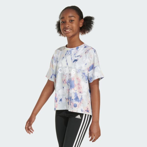 超歓迎 adidas All Over Print Loose Box Tee - Blue | Free Shipping トップス
