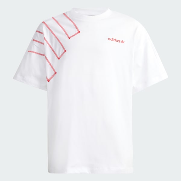 Blanco REMERA BLOCKED HOLGADA