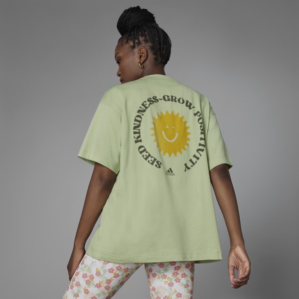 Verde Playera Grow Positivity (Género neutro)