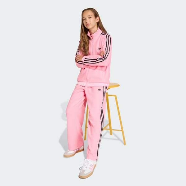 Pink FIREBIRD LOOSE DOUBLE KNIT TRACKTOP