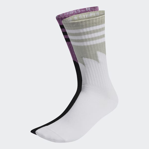 cerná Ponožky adidas Rekive Crew – 2 páry VS373