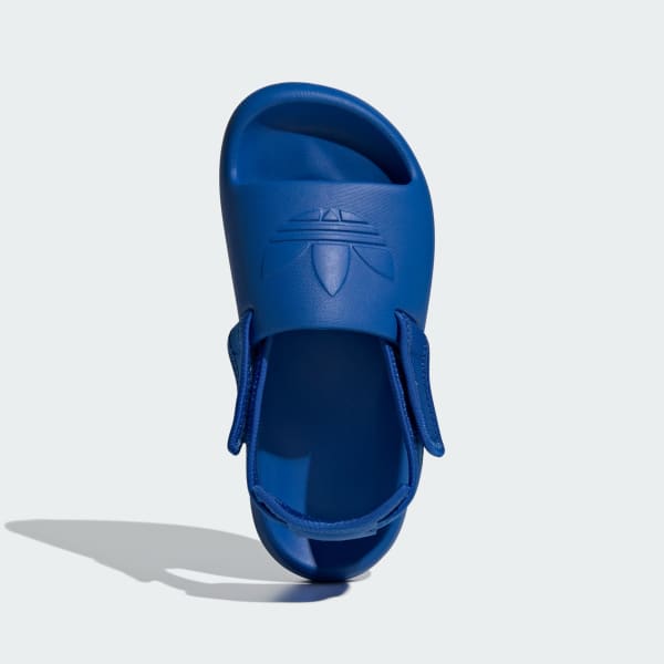 Blue Adifom Adilette Slides Kids