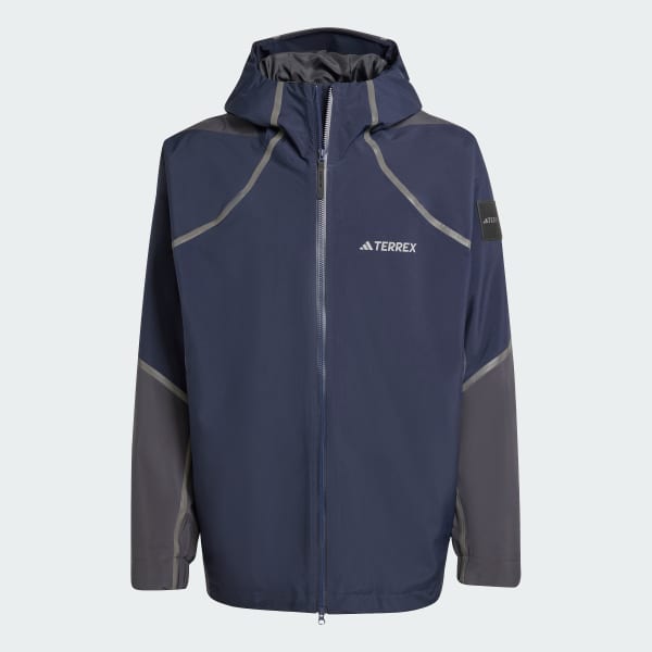 超美品！アディダスclimaproof 防水防風 スポーツジャケット ブルー L Adidas climaproofのおすすめ人気商品一覧 通販 - Yahoo