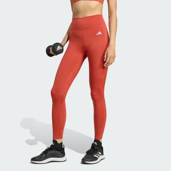 Laranja Calça legging longa Optimé Essentials Stash Pocket