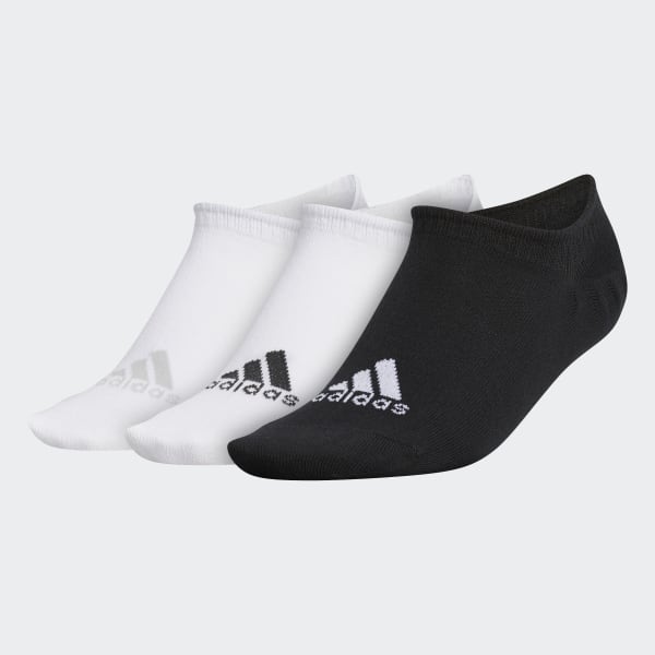 adidas NoShow Liner Socks 3 Pairs White adidas New Zealand