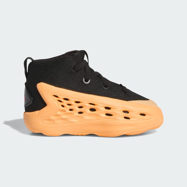 Orange and black youth basketball shoes sale