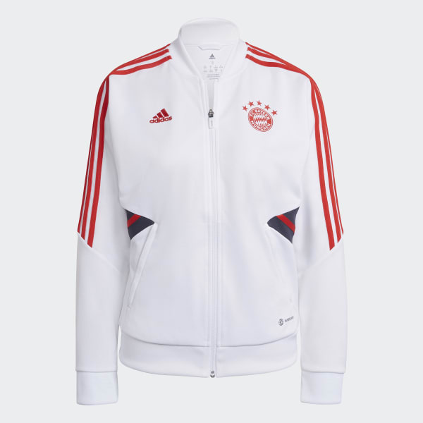 White FC Bayern Condivo 22 Track Jacket CO201