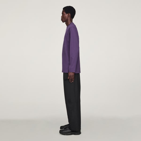 Purple Y-3 Long Sleeve Tee