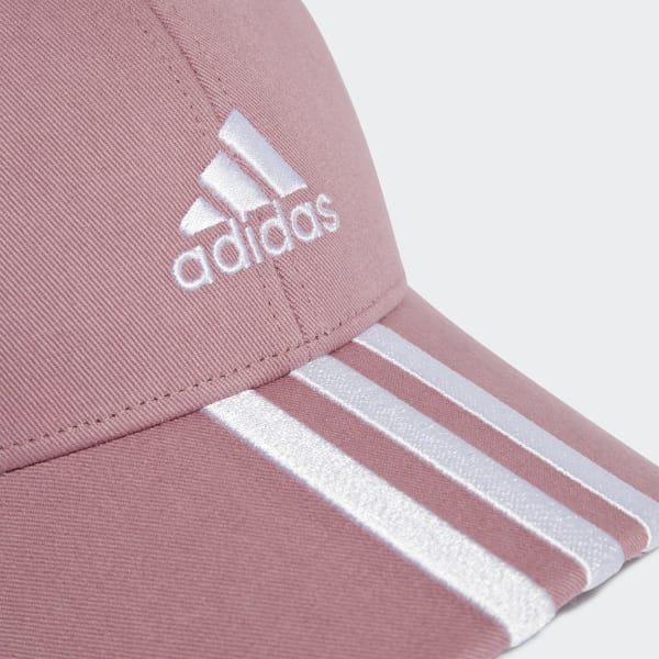 Rosado Gorra Béisbol 3 Tiras Sarga de Algodón