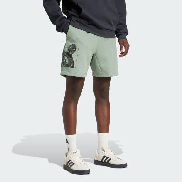 zelená ŠORTKY ADIDAS STAR WARS THE MANDALORIAN