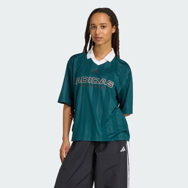 Verde Polera con Cuello Tiro