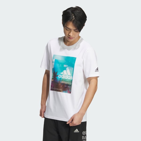 ホワイト PALM TREE TEE