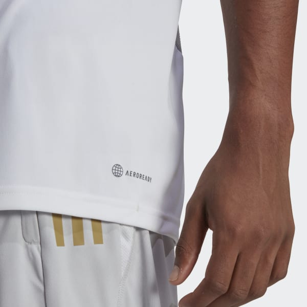 ADIDAS ALGERIE MAILLOT ENTRAINEMENT BLANC/OR 2022/2023 HF1455