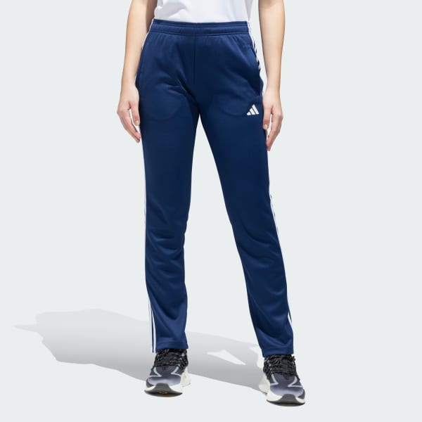 Blue 3 Stripes Track Pants