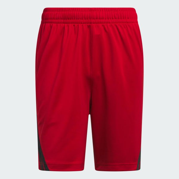 Rojo Shorts de Básquet Legends 3 Tiras