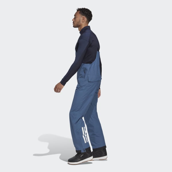 blauw Resort Two-Layer Insulated Broek met Bretels AW271