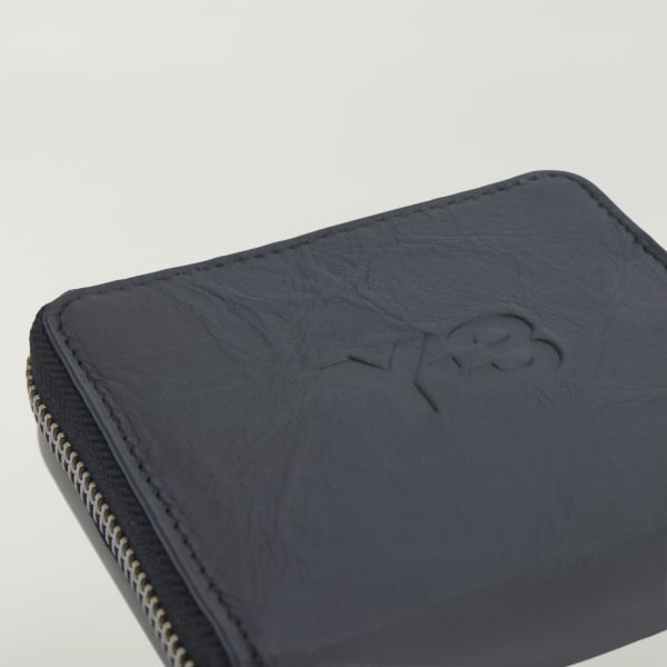 アディダス Y-3 CRINKLE LEATHER WALLET - ブラック | アディダス ジャパン