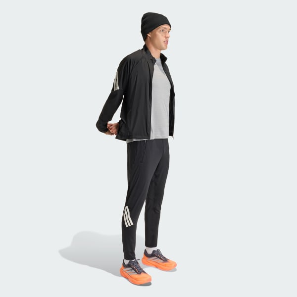 Zwart adi365 Iconic Hardloopbroek