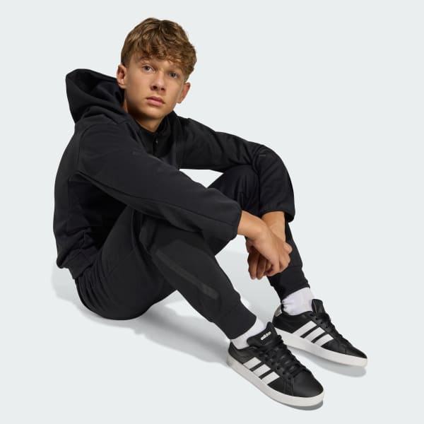 Svart adidas Z.N.E. Tapered-Leg Bukse