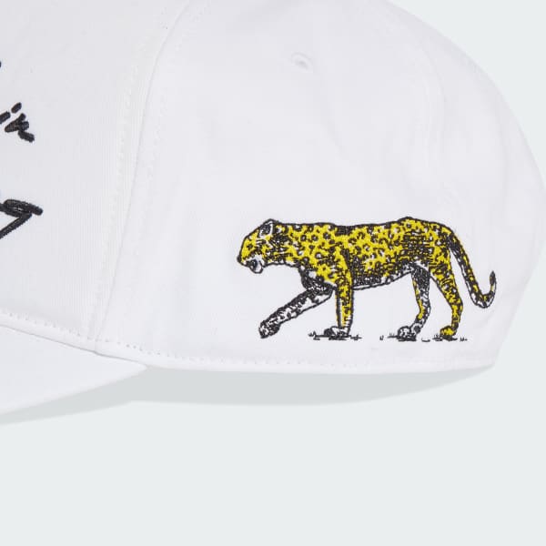 Blanco Gorra Estampada