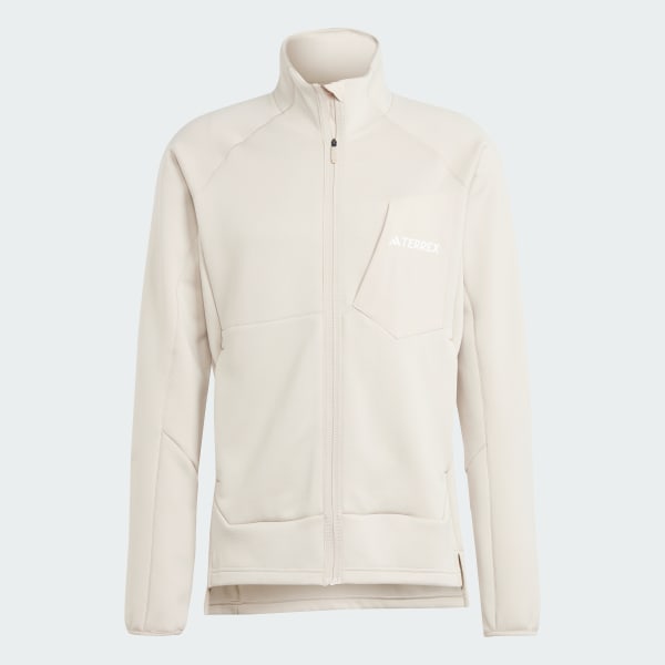 Beige TERREX XPERIOR MEDIUM FULL ZIP FLEECEJACKE