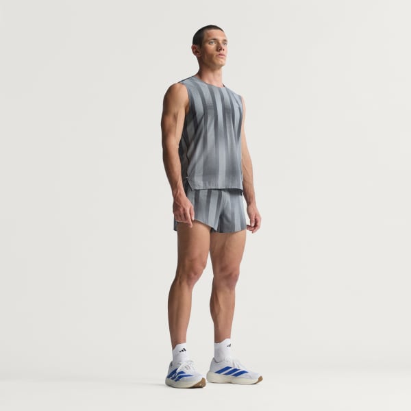 Xam Quần short chạy bộ Adizero BTN tích hợp gel