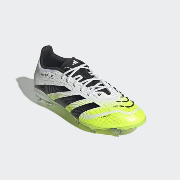 adidas Predator Elite Firm Ground Cleats Kids - White | Free