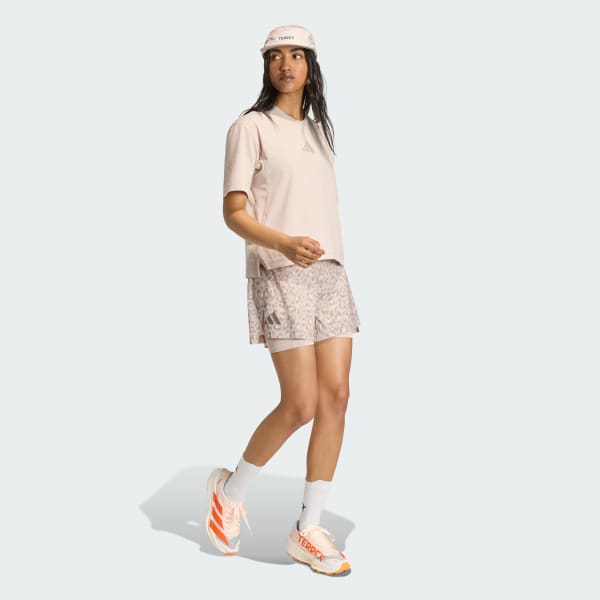 Beige Terrex Xploric 2in1 Printed Shorts