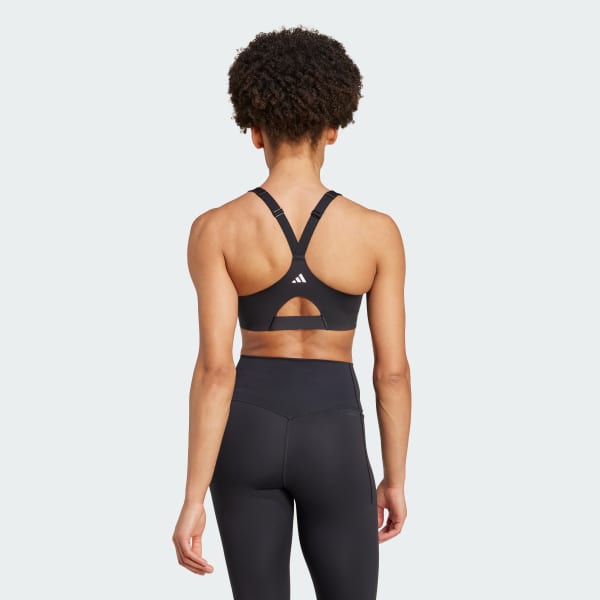 Siyah TLRD Impact Luxe High Support Zip Sporcu Sütyeni
