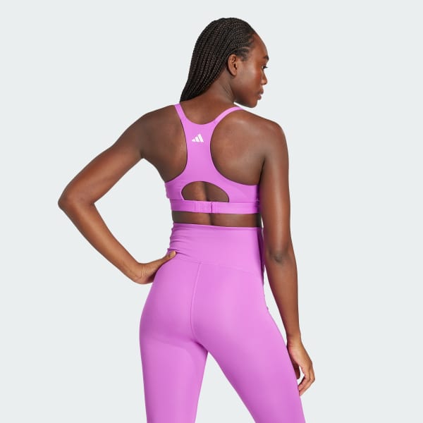 Purpura Top Deportivo Powerimpact Luxe Soporte Medio (Maternidad)