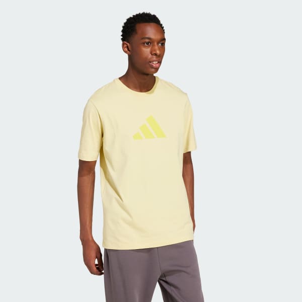 Yellow Future Icons 3 Bar Logo Tee