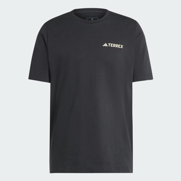 Negro Camiseta Terrex Back Graphic