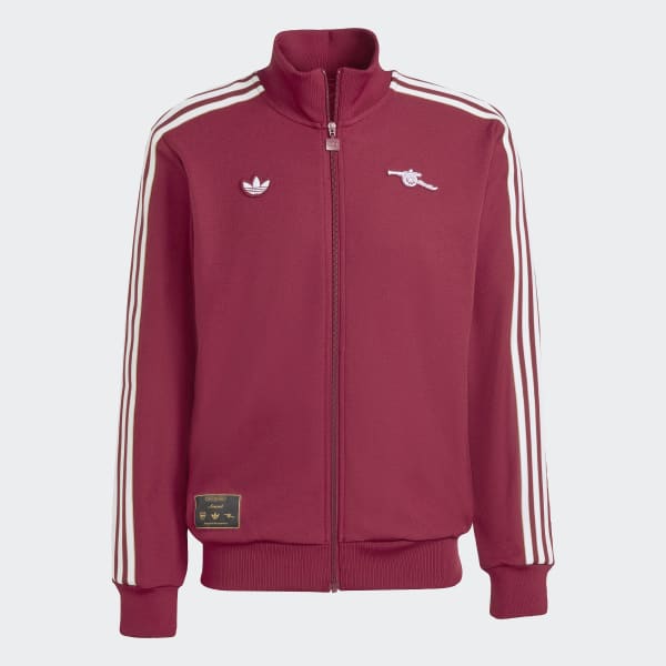 adidas Arsenal Terrace Icons Track Top - Burgundy | Free Shipping