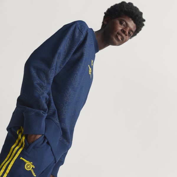 adidas Arsenal FC LFSTLR Crew - Blue | Free Shipping with adiClub