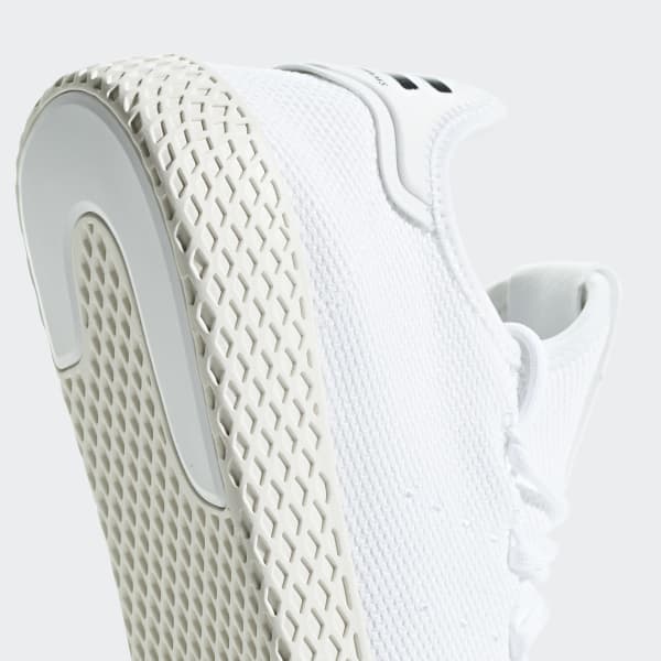 White Pharrell Williams Tennis Hu Shoes AQU45
