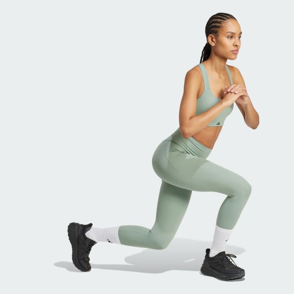 mau-xanh-la Áo Bra Tập Luyện TLRD Impact Luxe Nâng Đỡ Mạnh