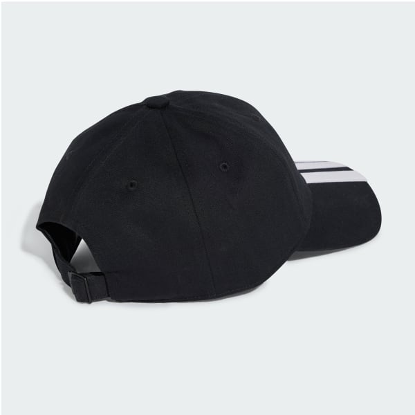 Black Sportswear Stripes Cap